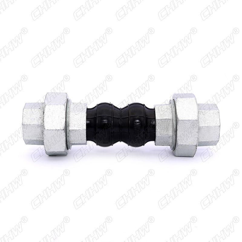 DN25絲扣連接橡膠軟接頭(經(jīng)緯線橡膠接頭)