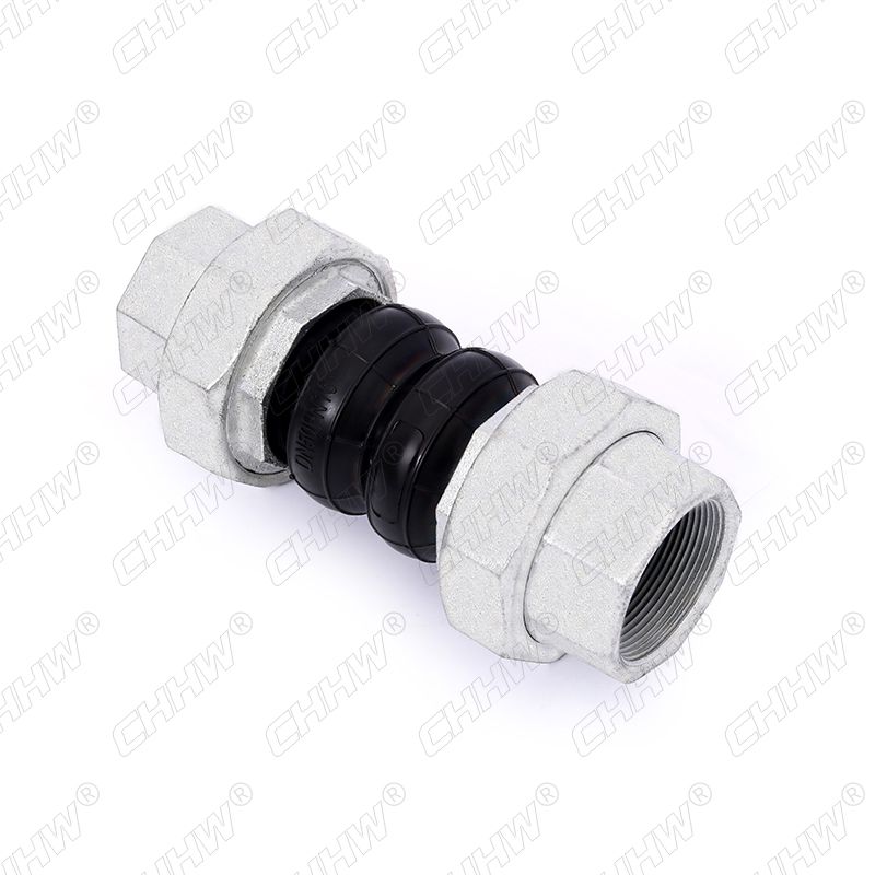 DN65絲扣連接橡膠軟接頭(經(jīng)緯線橡膠接頭)