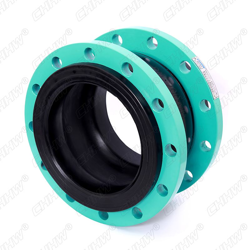 DN250可曲撓單球體橡膠軟接頭(經(jīng)緯線橡膠接頭)