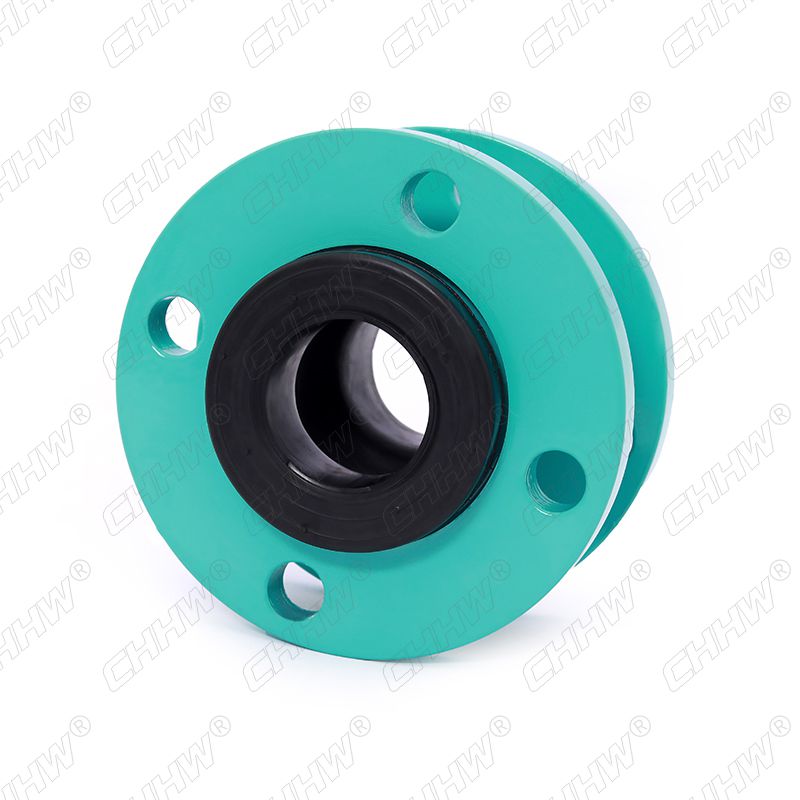 DN50可曲撓單球體橡膠軟接頭(經(jīng)緯線橡膠接頭)